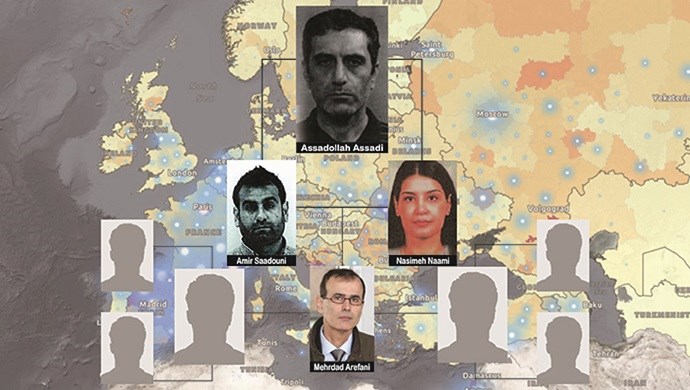  'The Iranian “diplomat” Assadollah Assadi is considered to be the leader of a huge network of regime’s spies and agents in Europe. '