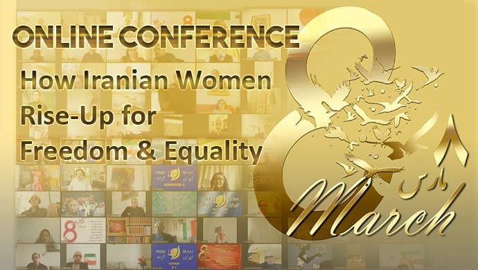  'Online conference marking the International Women's Day, discusses women's right in Iran'