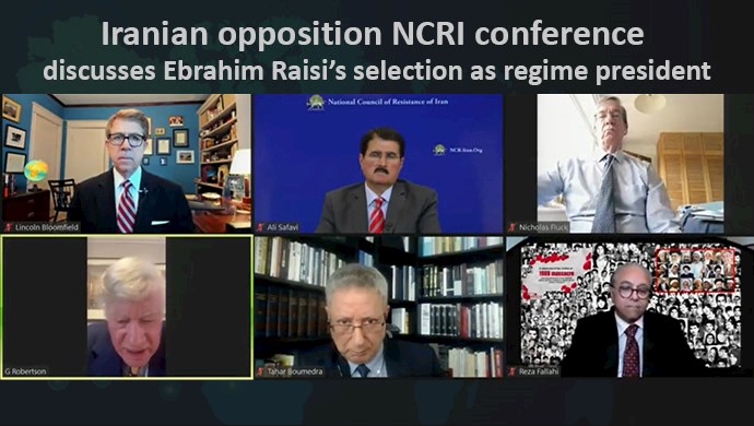  'Online conference discusses Ebrahim Raisi’s selection as the Iranian regime's president'